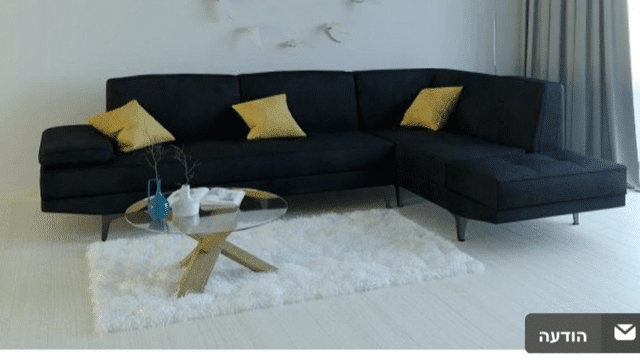 סלון דגם ברצלונה פינתי