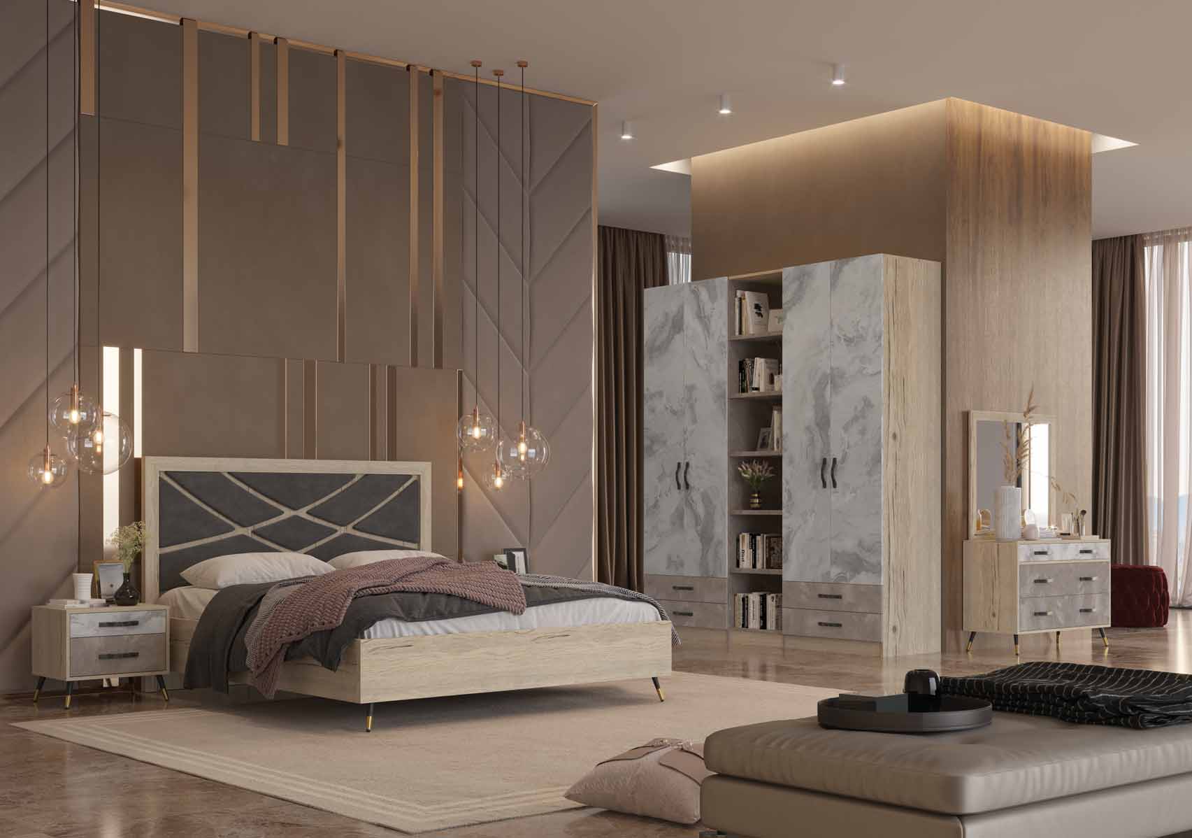 חדר שינה דגם פרינסס